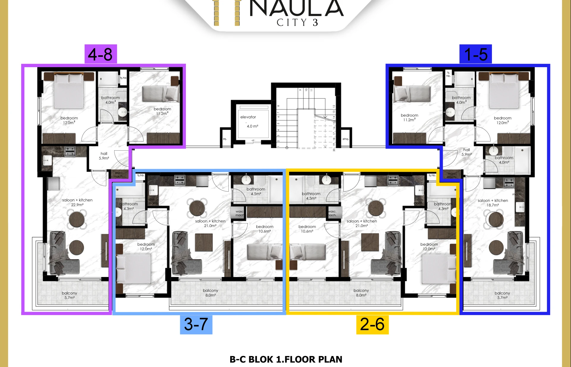 Naula City 3 - Planlar