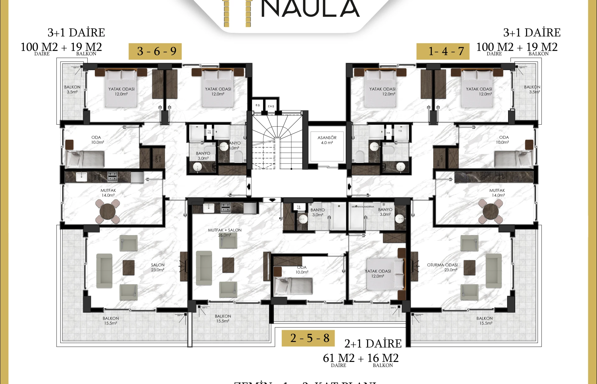 Naula Panorama 2 - Planlar