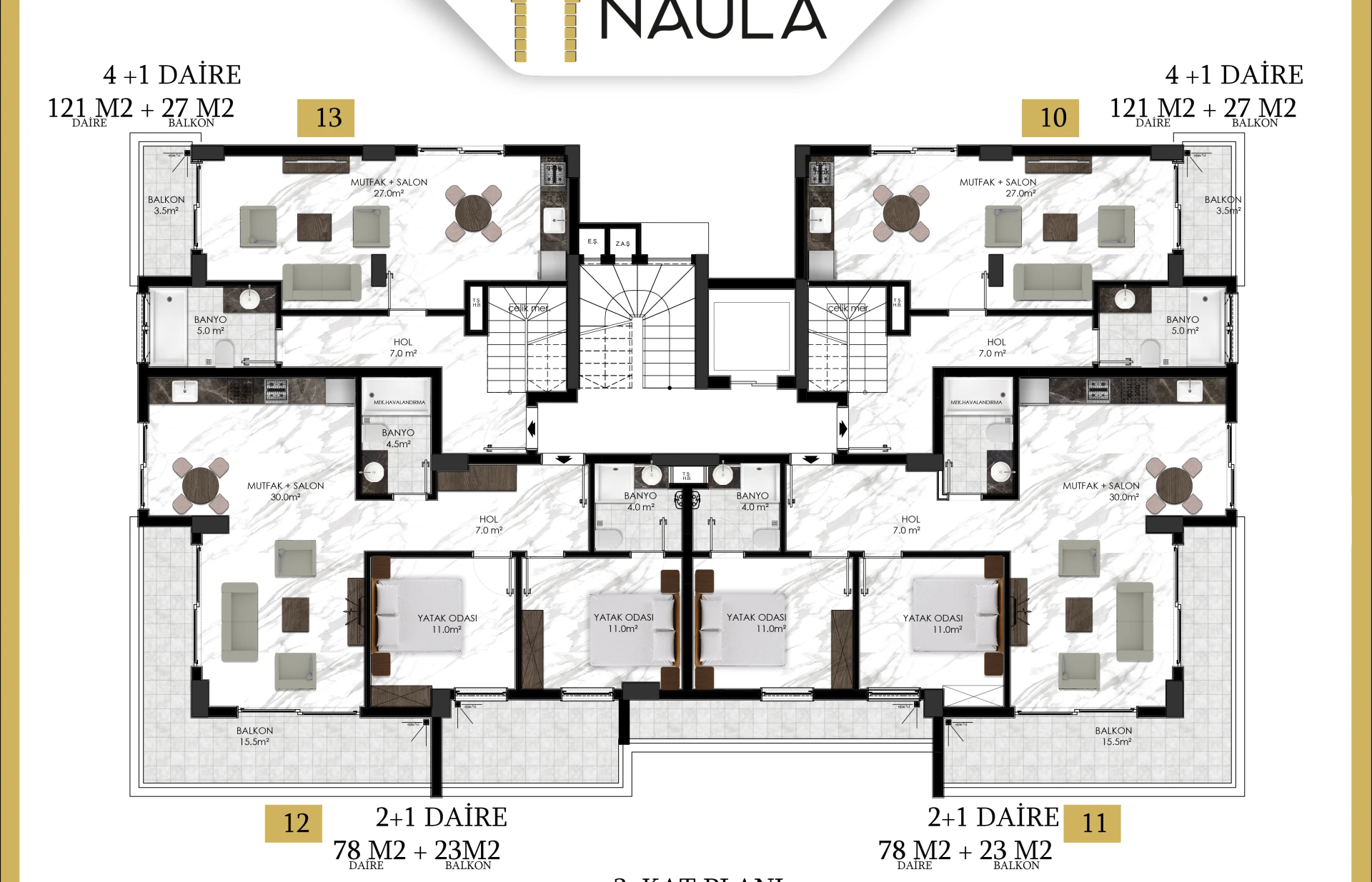 Naula Panorama 2 - Planlar